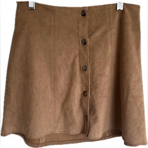 Faux Suede Skirt - Kendall & Kylie size small